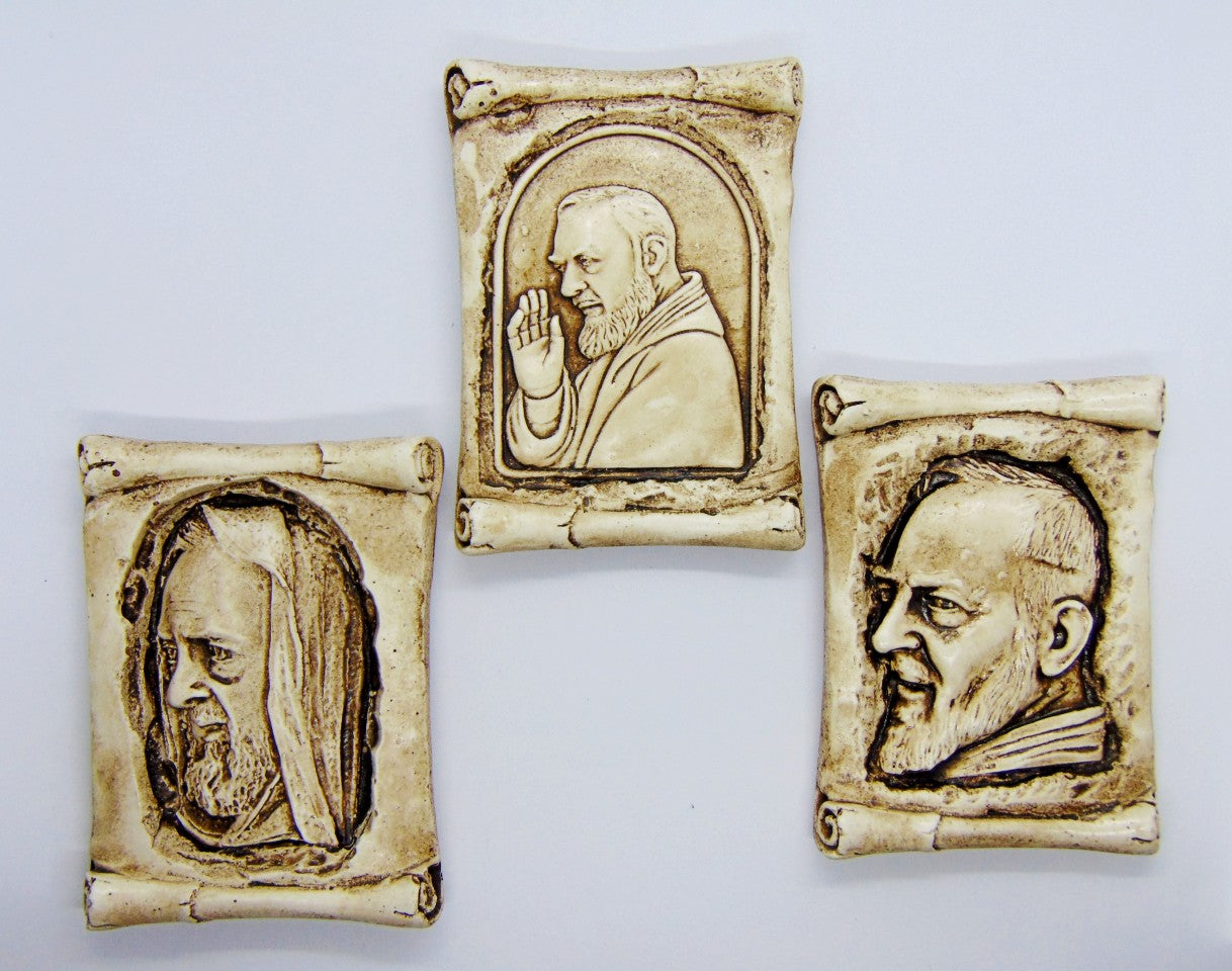 Pergamene Padre Pio artigianali