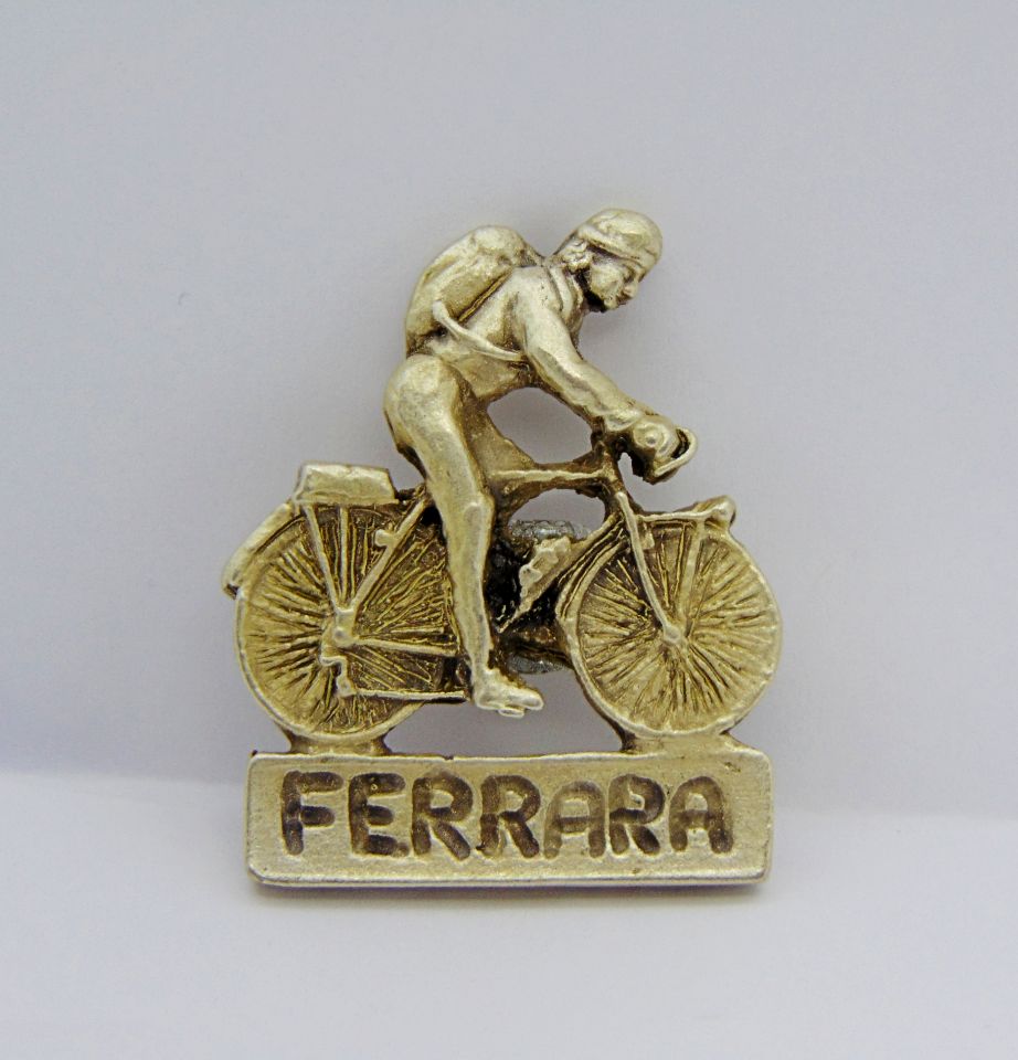 Calamita in metallo bici di Ferrara